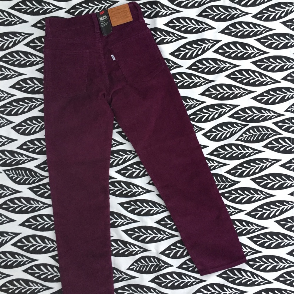 ☮️ High Rise Corduroy Vintage Wedgie Fit Levi’s - Picture 7 of 8